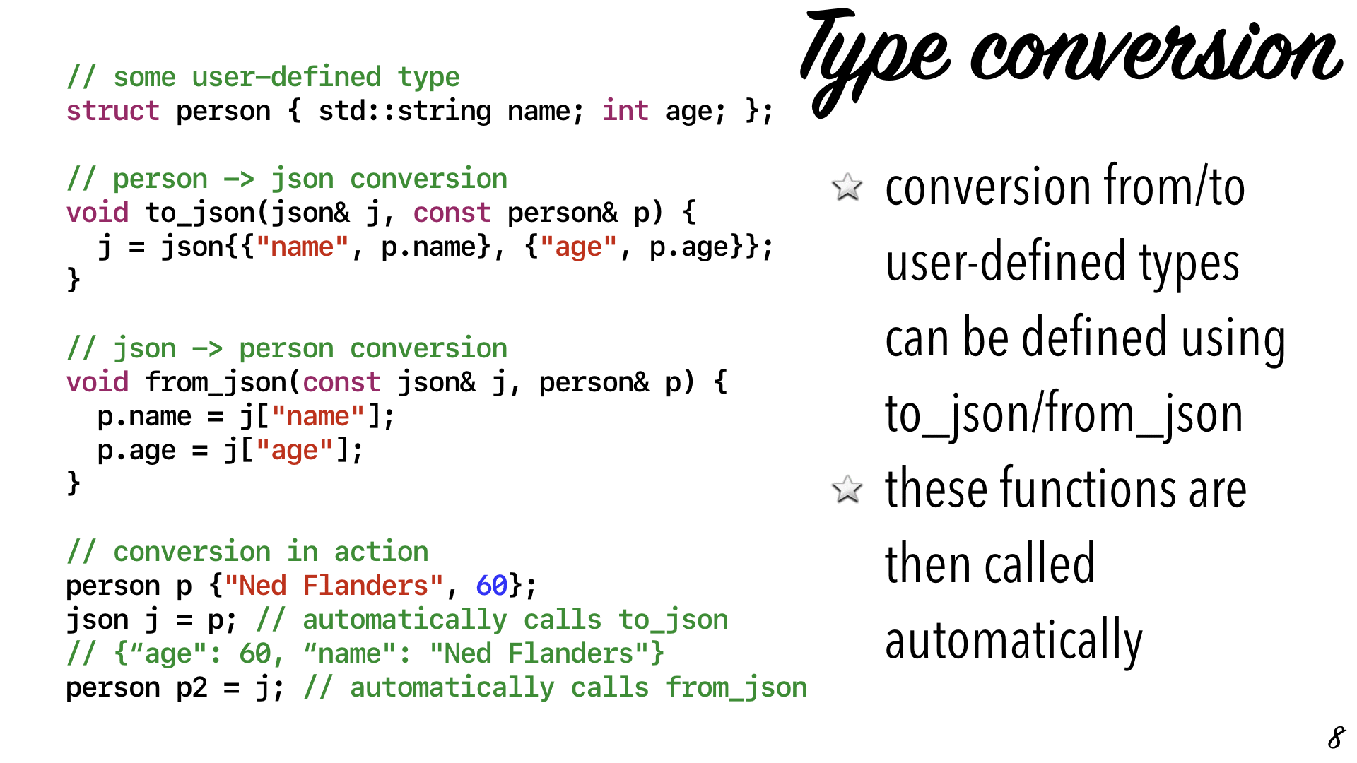 conversion